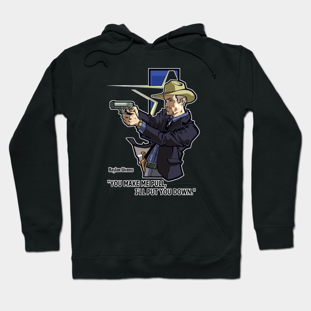 Raylan Givens Justified Hoodie by ActionNate